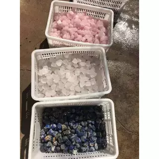 หินคริสตัล หินน้ำหอม เกรดดี คละรูปทรง ธรรมชาติ สำหรับประดับตกแต่ง และใส่น้ำหอม