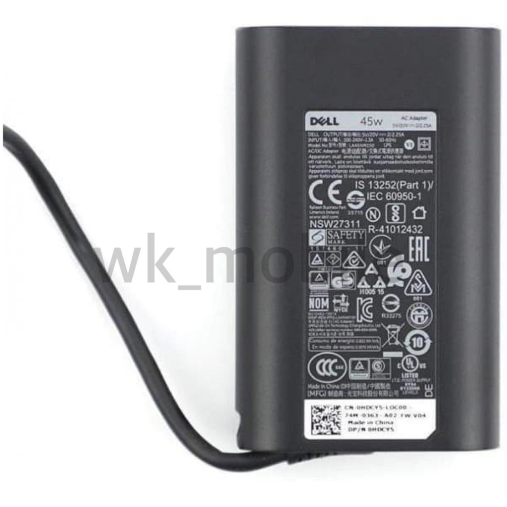 Dell Adapter 45W Type-C + สายไฟ