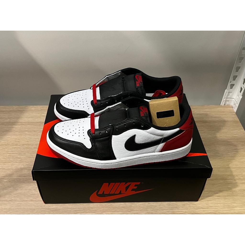Nike Air Jordan 1 Low OG - Black Toe (2023) ของแท้