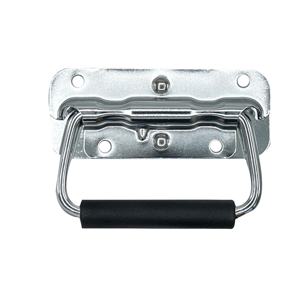 มือจับ มือจับสปริงเปลือย ขนาดเล็ก เหล็กชุบโครเมียม อุปกรณ์แร็ค หูยกแร็ค หูยก มือจับกล่อง  หูยกกล่อง