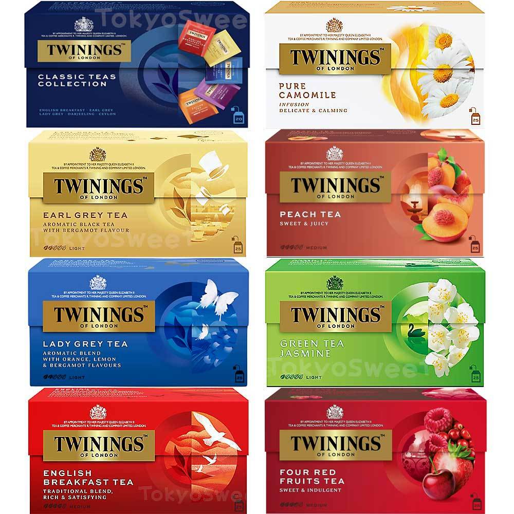 มีหลายแบบ ขายยกกล่อง Twinings of London Tea Bag Twining’s ทไวนิงส์ ชาอังกฤษแท้