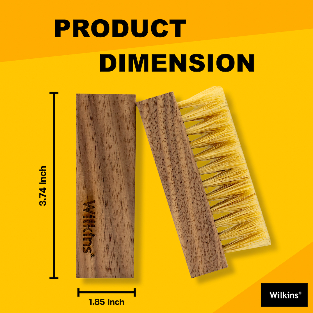 แปรงขนสัตว์ - Wilkins Special Walnut Brush [ สำหรับรองเท้าชั้นนำโดยเฉพาะ ]