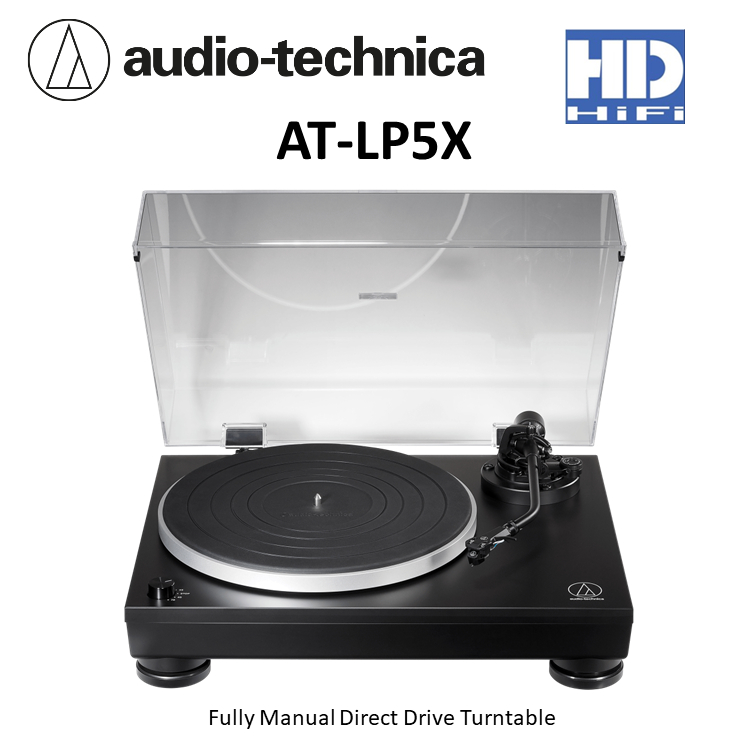 Audio-Technica AT-LP5X Fully Manual Direct Drive Turntable