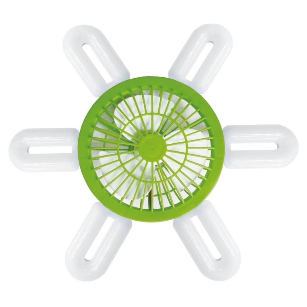 JMF หลอดไฟพัดลม รุ่น JMF-FAN105W หลอดไฟ LED พัดลมเพดานพร้อมไฟ แบบมีพัดลมในตัว พับเก็บได้  ขั้ว E27