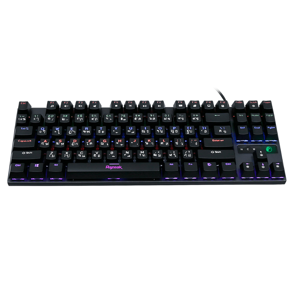คีย์บอร์ด Razeak RK-X62 Mechanical Keyboard (80% TKL)