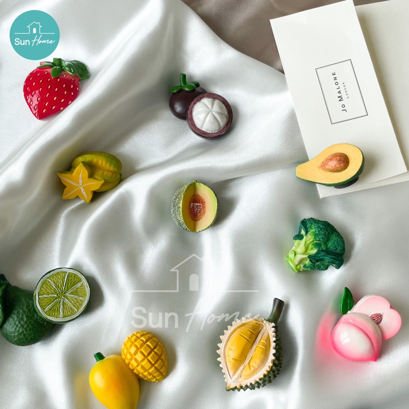 แม่เหล็กติดตู้เย็น 🍒 ที่ติดตู้เย็น 3D Magnet ผัก ผลไม้🥦 - รูปที่ 2