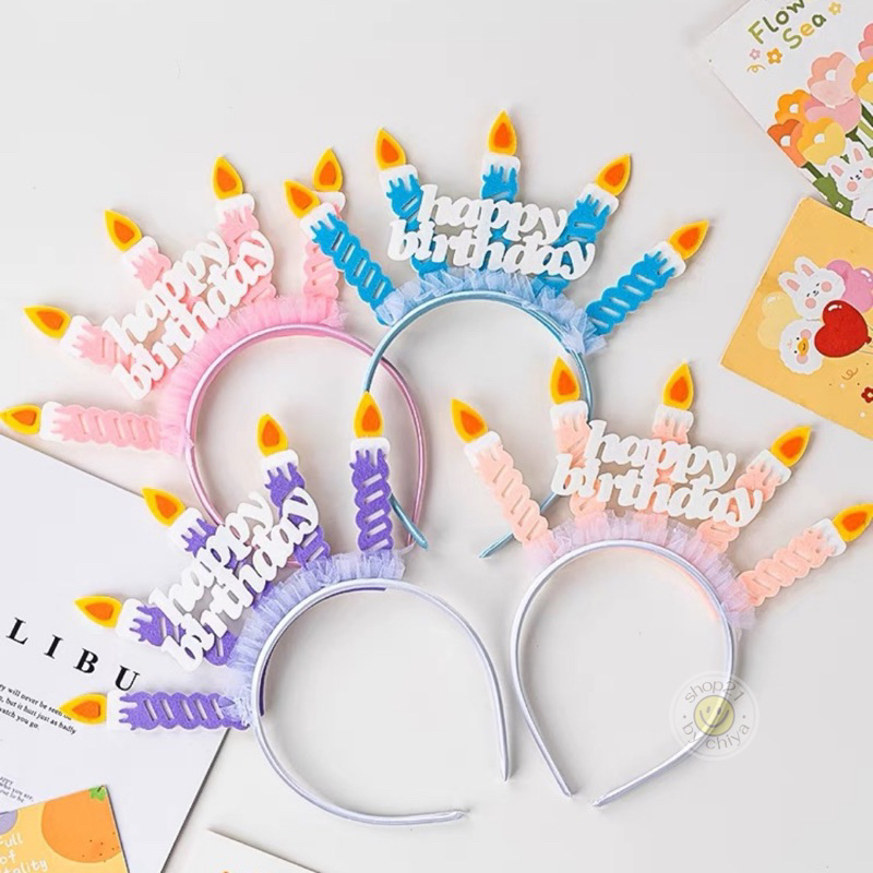 SHOP21 • ที่คาดผม Happy Birthday🎉 ที่คาดผมวันเกิด