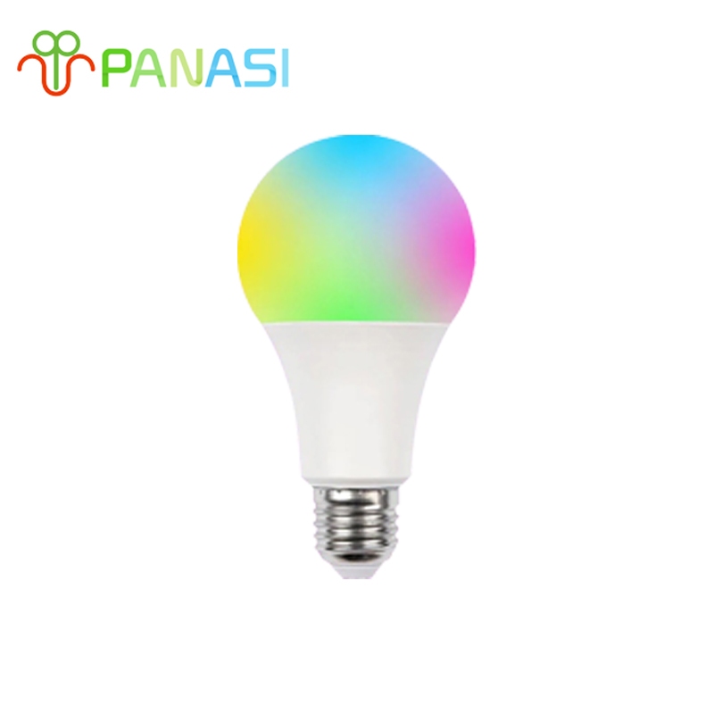 Panasi หลอดไฟ led 7W RGBW โคมไฟ E27 เปลี่ยนสีได้ 16 หลอด ด้วยรีโมทคอนโทรล
