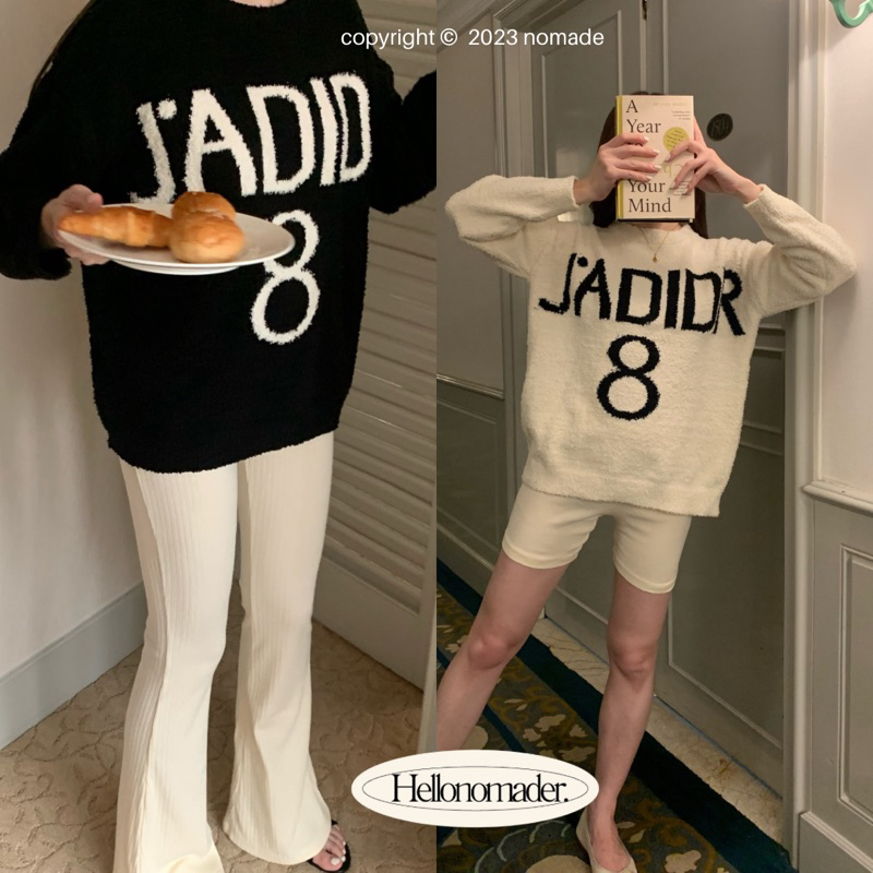 NOMADE.& พร้อมส่ง Jadore Fluffy Sweater {เสื้อเสวตเตอร์แขนยาวขนสั้น}
