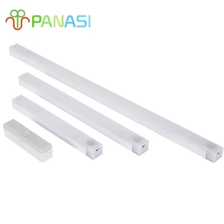 Panasi ไฟเซ็นเซอร์ โคมไฟ LED ไร้สาย เซนเซอร์ตรวจจับเคลื่อนไหวมนุษย์ มีแม่เหล็ก อัพเกรด ไฟ LED 2 แถว ติดตั้งง่าย