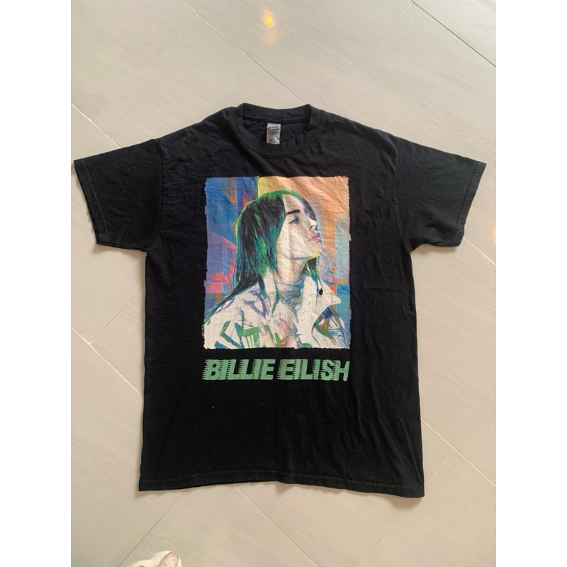 billie eilish แท้100% ป้าย gildanเทา