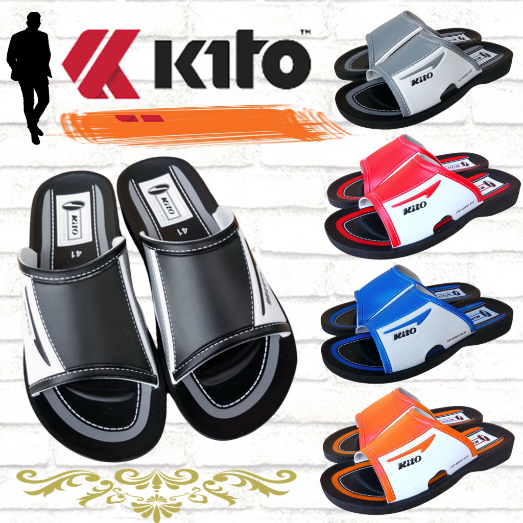 รองเท้าแตะผู้ชาย รองเท้าแตะแบบสวม kito 9005