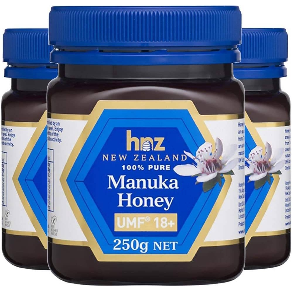 น้ำผึ้งมานูก้า ยี่ห้อ HNZ Honey New Zealand UMF 18+ ขนาด 250กรัม
