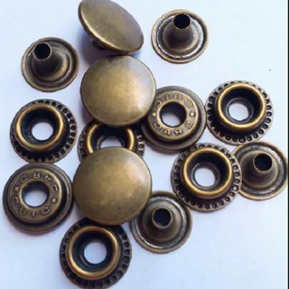 กระดุมแป๊ก 47L เนื้อทองเหลือง ไม่เป็นสนิม (เส้นผ่าศูนย์กลางห…