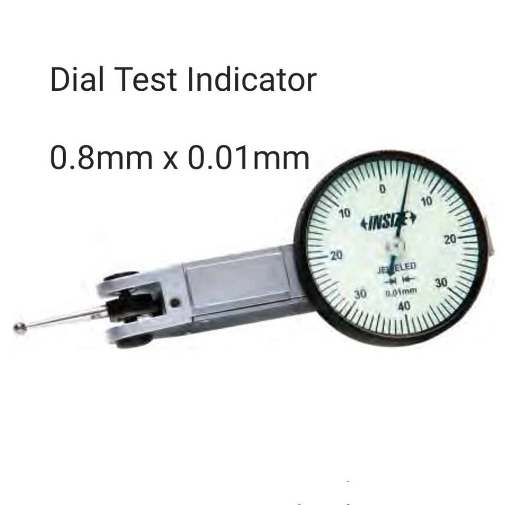 ไดอัลเทส 0.8 x 0.01mm หน้าปัด dia. 30mm Dial Test Indicators INSIZE 2380-08 ไดอัลหางหนู