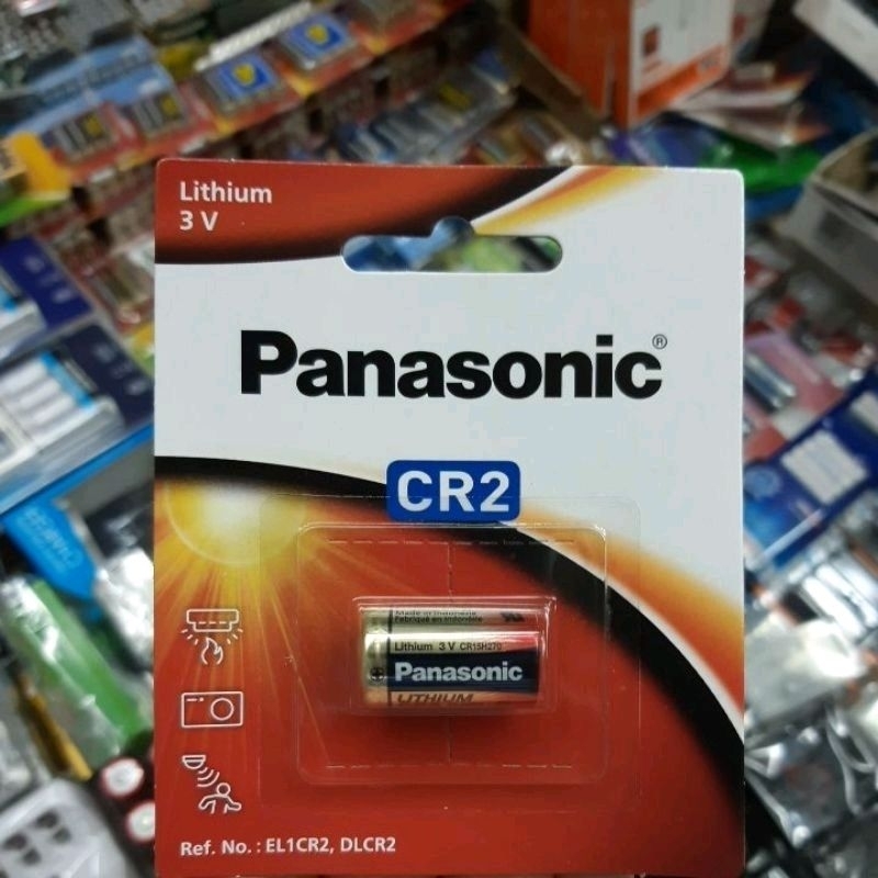 ถ่านกล้อง CR2 Panasonic, Kodak, GP, PKcell Lithium 3V 1ก้อน