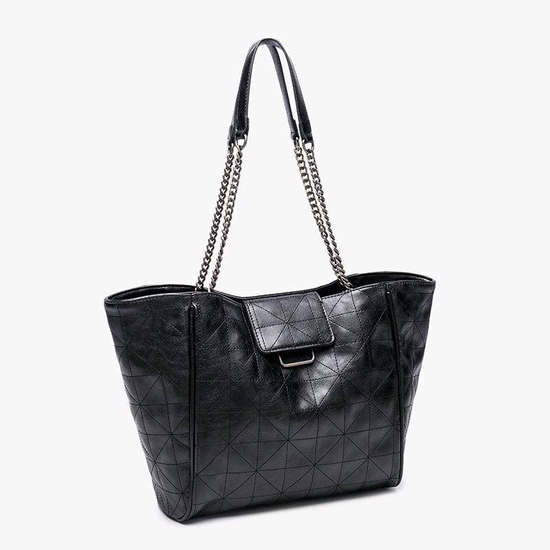 BAG ~Black ToteBag กระเป๋าถือกระเป๋าสะพายขนาดใหญ่ความจุกระเป๋าช้อปปิ้ง