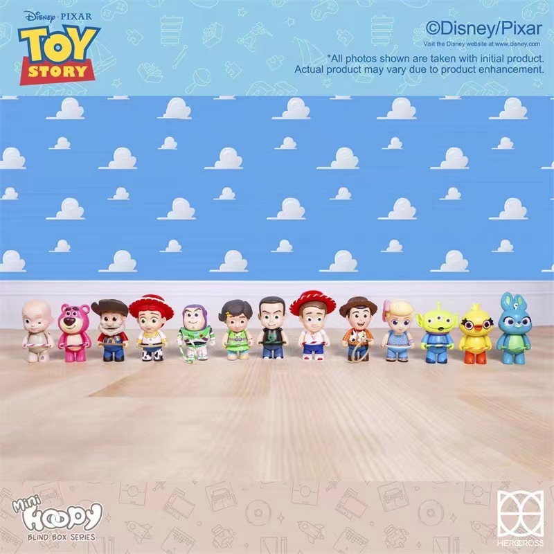 📌[พร้อมส่ง]📌โมเดลกล่องสุ่มทอยสตอรี่ Toy Story Mini Hoopy Series By Herocross งานลิขสิทธิ์ของแท้ ยกกล่อง