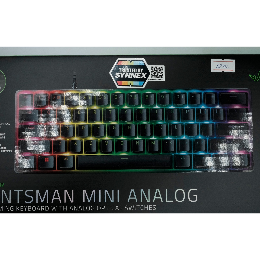 คีย์บอร์ด Razer Huntsman Mini Analog 60% Gaming Keyboard with Analog Optical Switches (แท้ มือสองสภา