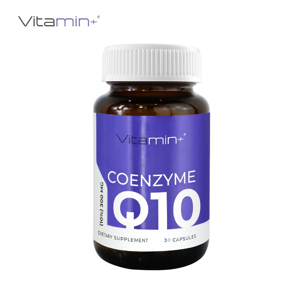 Q10 โคเอนไซม์ คิวเท็น x 1 ขวด วิตามินพลัส Coenzyme Q10 Vitamin plus คิวเทน CoQ10 โคคิวเท็น โคคิวเทน