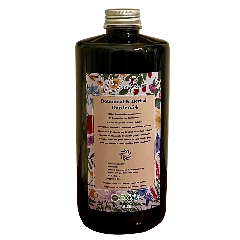 สมุนไพร B&H54 Botanical& Herbal Garden54 เสริมสมุนไพร 50ชนิด 1ลิตร ใช้สำหรับอายุวัฒนะ (ดร.จอมพจน์)