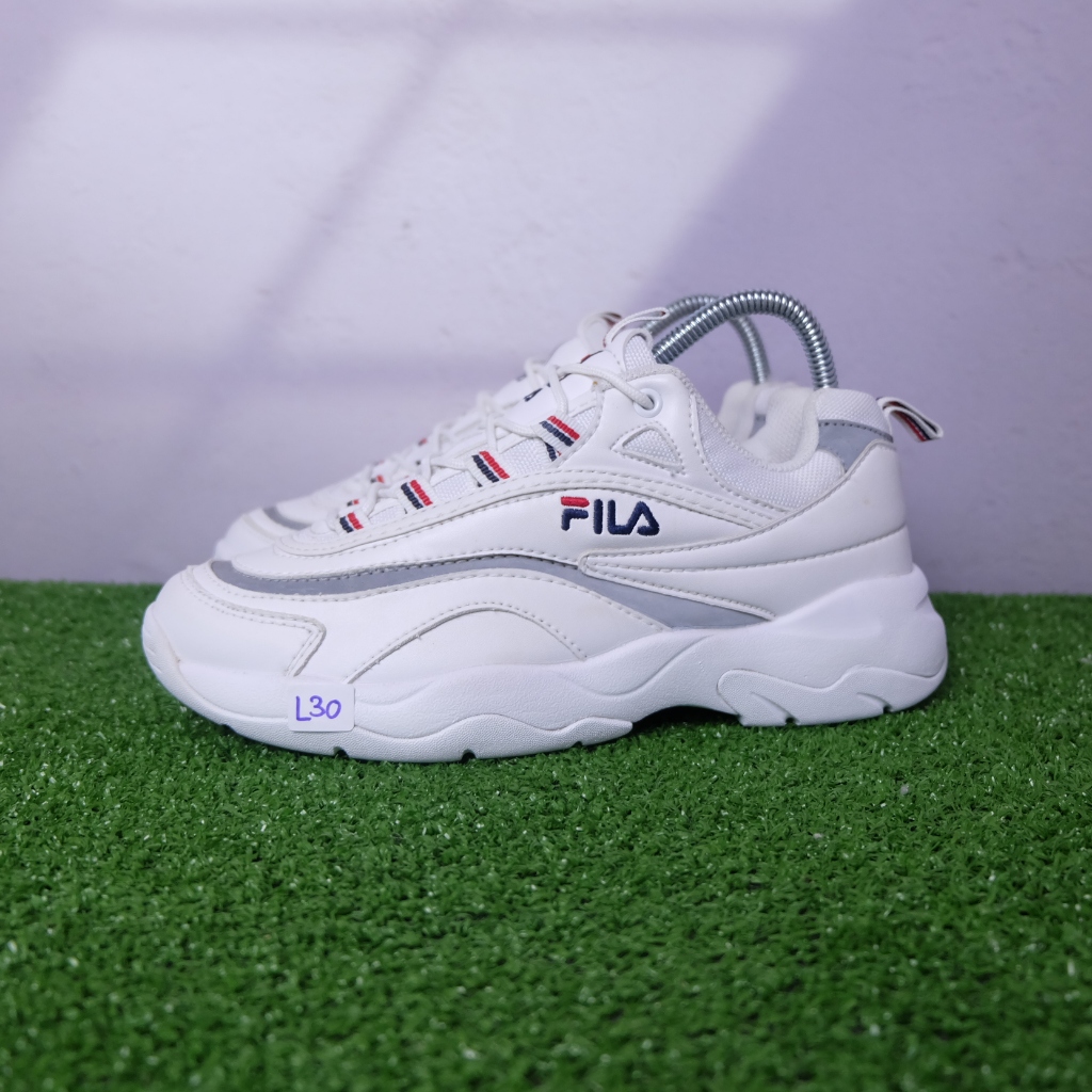 (38/24 cm) Fila Disrubtor Unisex ฟีล่าเรย์มือ2ของแท้💯 รองเท้าผ้าใบผู้หญิง