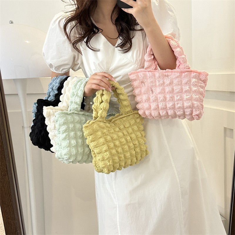 B-286 กระเป๋าถือ สไตล์เกาหลี สําหรับผู้หญิง แฟชั่นมาใหม่ 6สี cloud bag