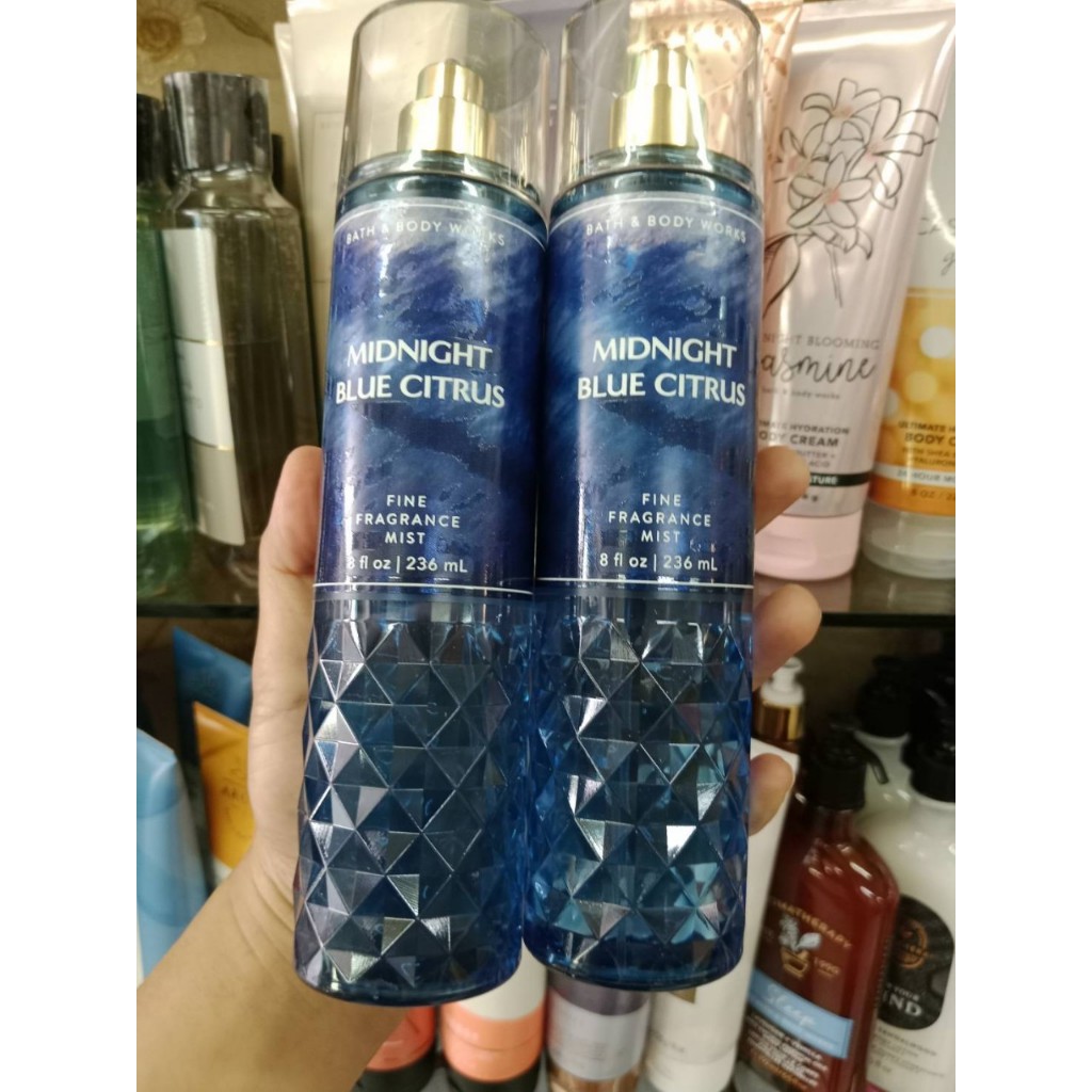 สเปรย์ bath & body works fragrance mist กลิ่น Midnight Blue Citrus  236ml.ของแท้ (สินค้า1ชิ้น)