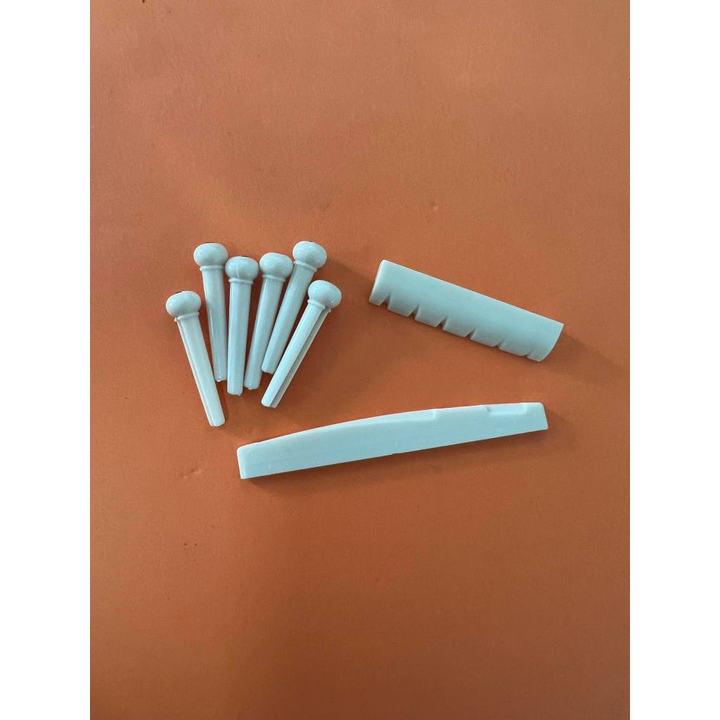 นัท&แซตเดิ้ล  หมุดสะพาน กีต้าร์ Pin Saddle Nut