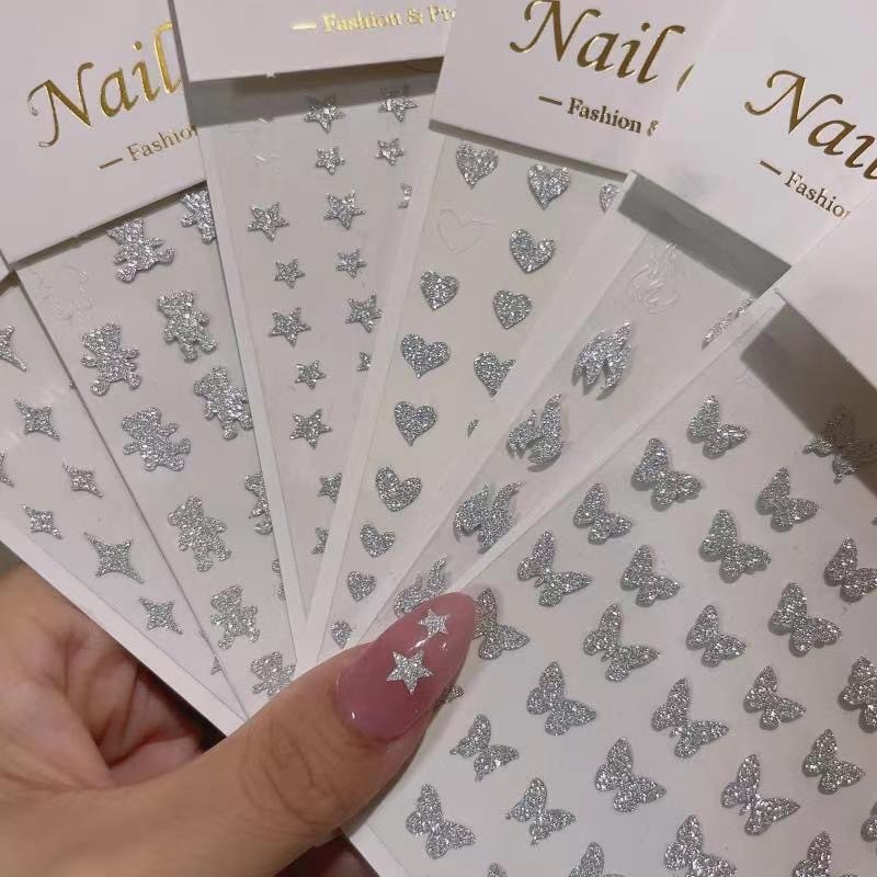 สติกเกอร์ติดเล็บ ลายบาบี้ ลายการ์ตูน น่ารักๆ มีหลายแบบให้เลือก No.