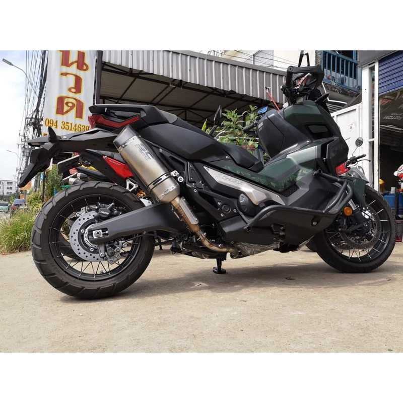 คอท่อสแตนเลส x-adv 750 มีบอมส์เพิ่มกำลัง