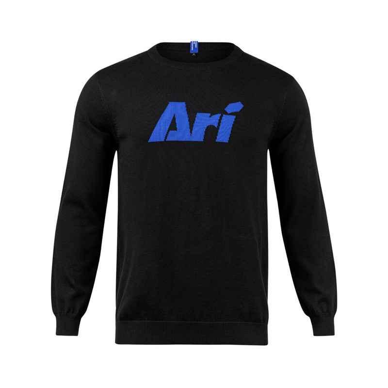 ARI MIDNIGHT WINTER SWEATSHIRT - BLACK/BLUE/WHITE