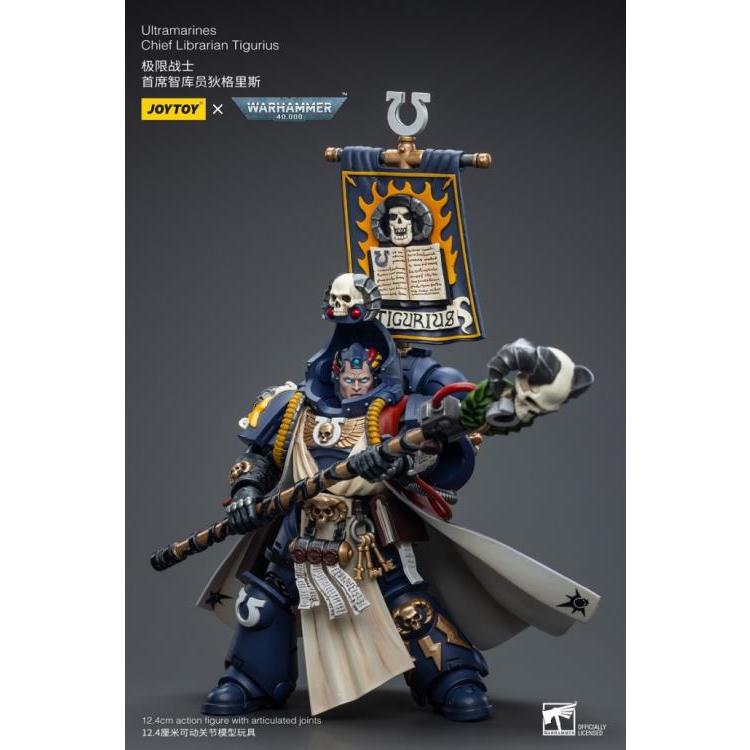 [พร้อมส่ง]JOYTOY: Ultramarines Chief Librarian Tigurius JT6885 แอคชั่นฟิกเกอร์