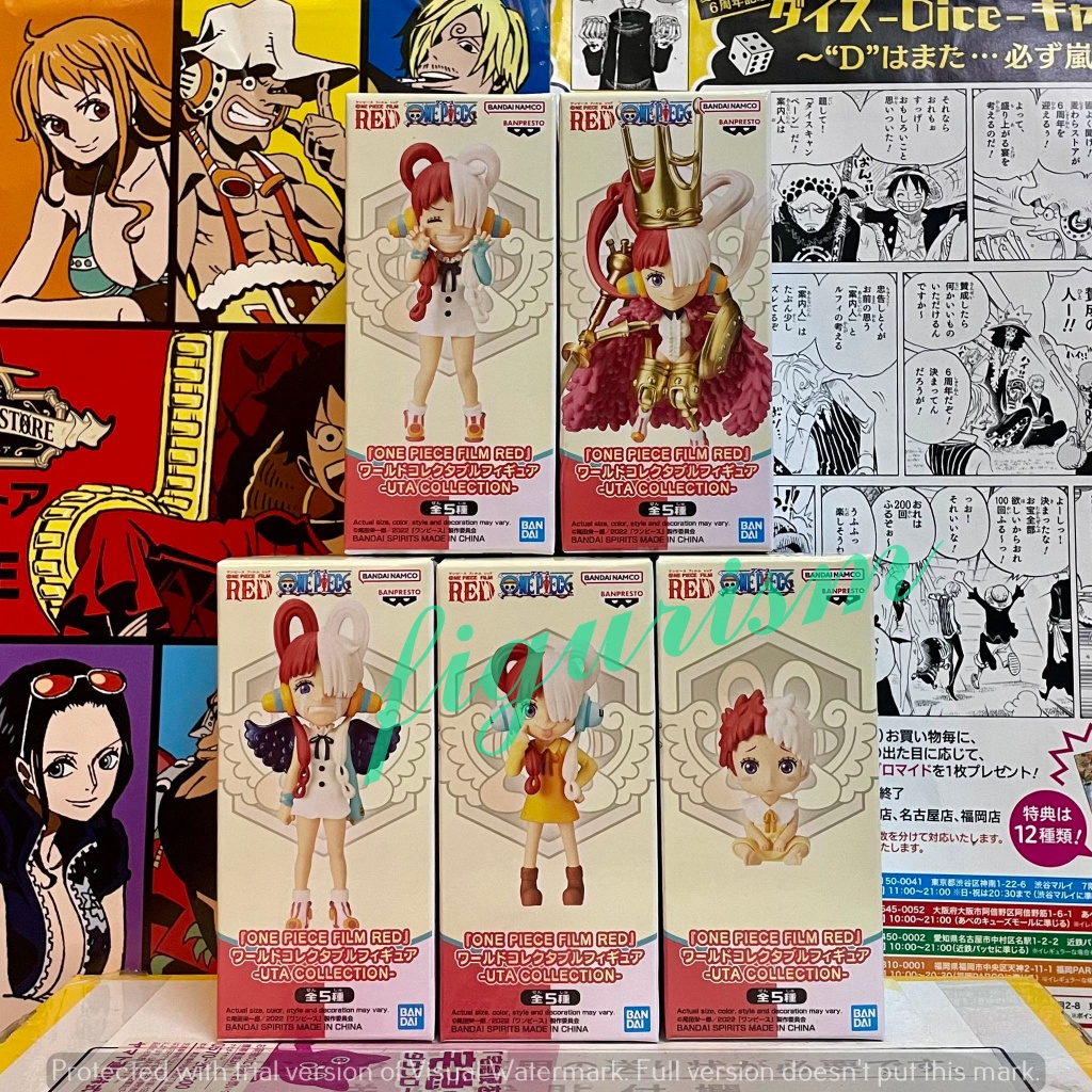 🔥 WCF Uta Collection Film RED อุตะ ฟิล์ม เรด one piece วันพีซ SET 🔥 ของแท้ ญี่ปุ่น💯