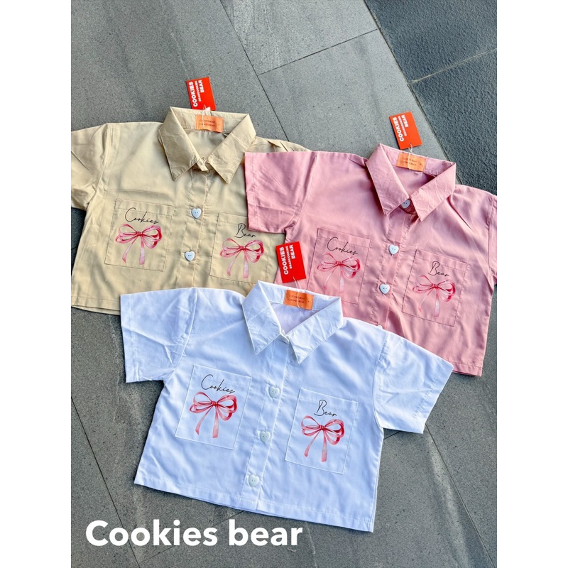 Luva crop by cookies bear🫧💗