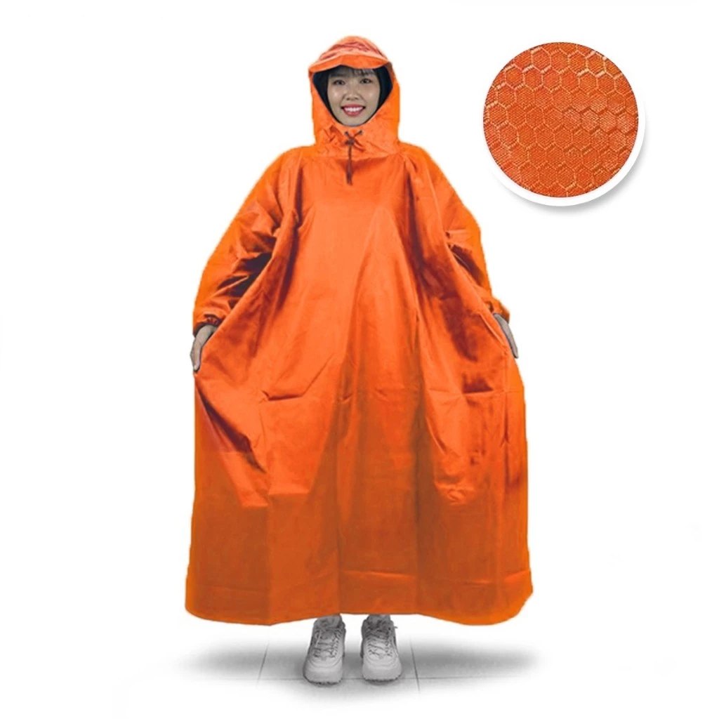 raincoat ชุดกันฝนผู้ใหญ่ ไซส์ใหญ่พิเศษ น้ำไม่เกาะ ผ้าหนา ขี่มอเตอร์ไซค์ thumbnail 4