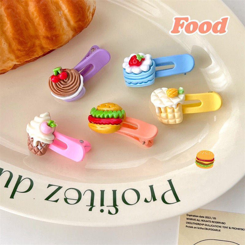 Cute 183 กิ๊บติดผม กิ๊บหนีบผมขนม yummy
