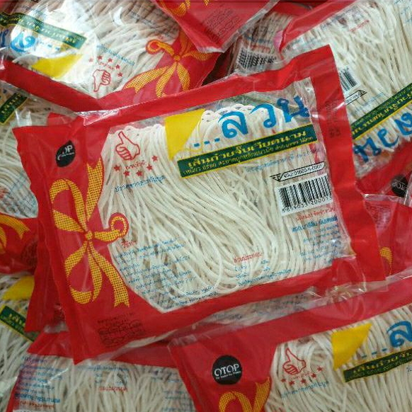 เส้นก๋วยจั๊บเวียดนาม  แบบแห้ง ลวน เก็บได้นาน