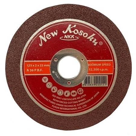 ใบตัด NKK 4 นิ้ว หนา 1.8 มม. เอ็นเคเค แผ่นตัด เหล็ก บาง 105x1.8x16mm A36 P.B.F.