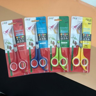 (ยกโหล 12 ชิ้น) No.397 กรรไกร กรรไกรสแตนเลส 2 สี  x12