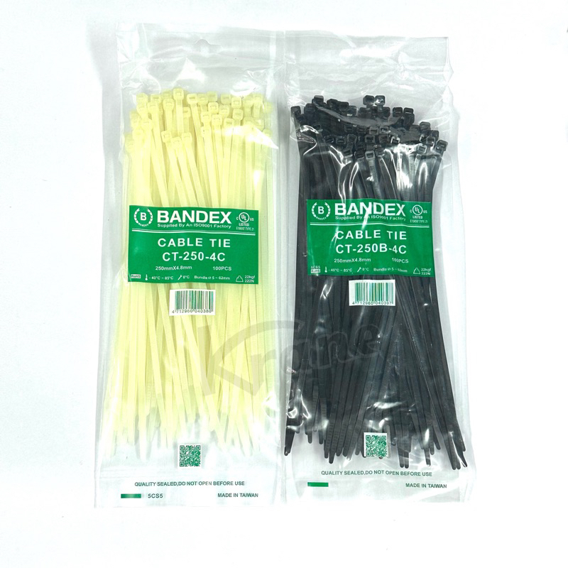 Bendex เคเบิ้ลไทร์ สีดำ / สีขาว ขนาด 10” - 15”