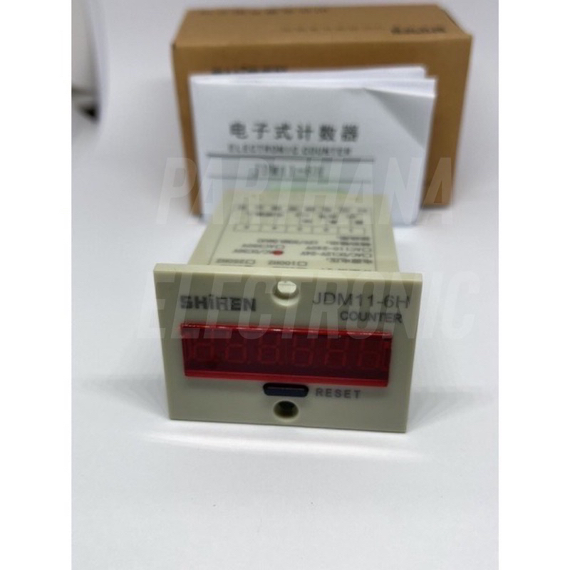 JDM11-6H เคาเตอร์ 6 หลัก เทอร์มินอล 5 PIN พร้อมส่งในไทย