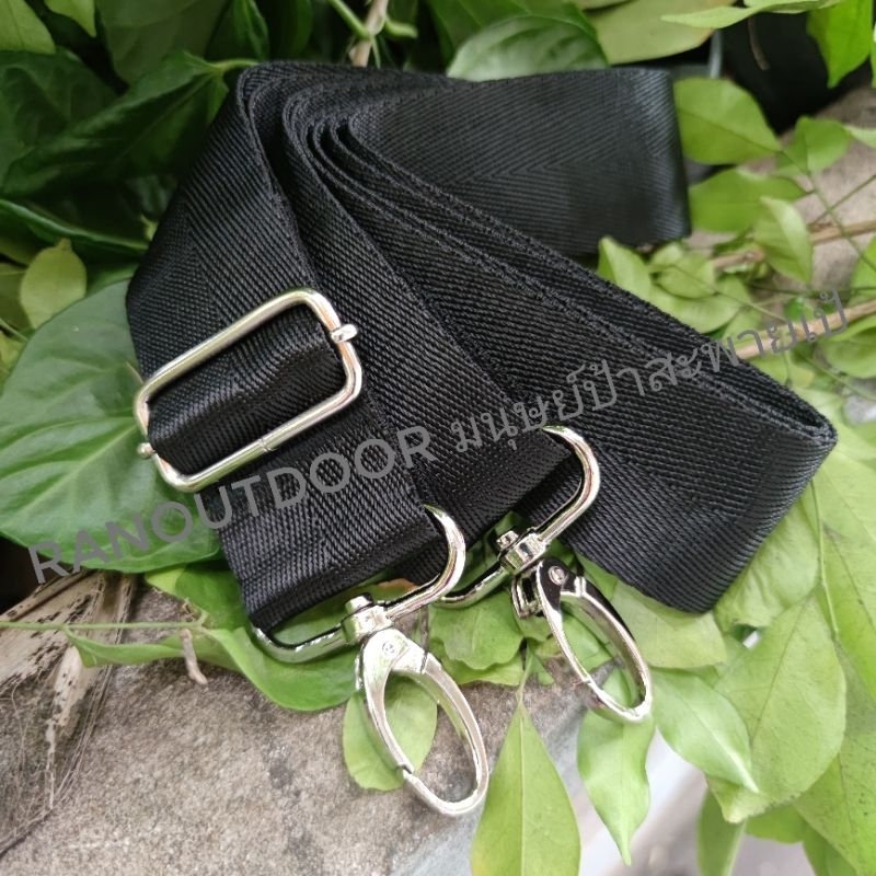 สายกระเป๋า สายเบลท์ ปรับได้ยาวสุด1.6เมตร สีดำ