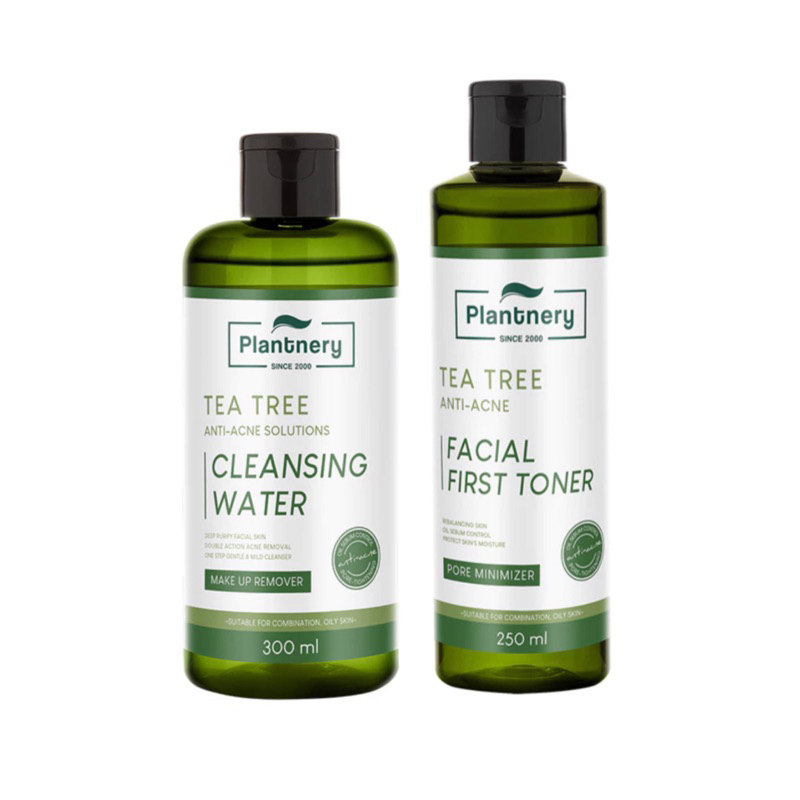 Tea Tree ทีทรี Plantnery Tea Tree First Cleansing Water ทีทรีคลีนซิ่ง ทีทรีโทนเนอร์