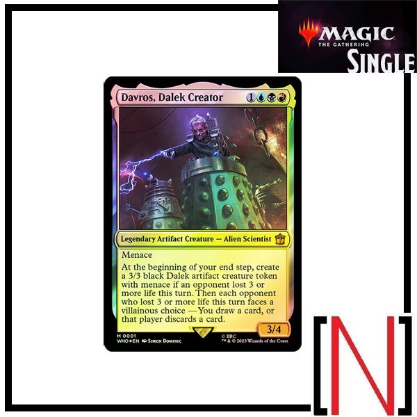 [MTG][Single][WHO] Davros, Dalek Creator ระดับ Mythic [ภาษาอังกฤษ]