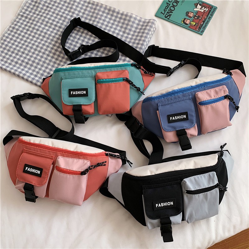 พร้อมส่ง จัดส่งจากไทย กระเป๋าคาดเอว พัสดุของผู้ชาย สะดวก ความจุสูง