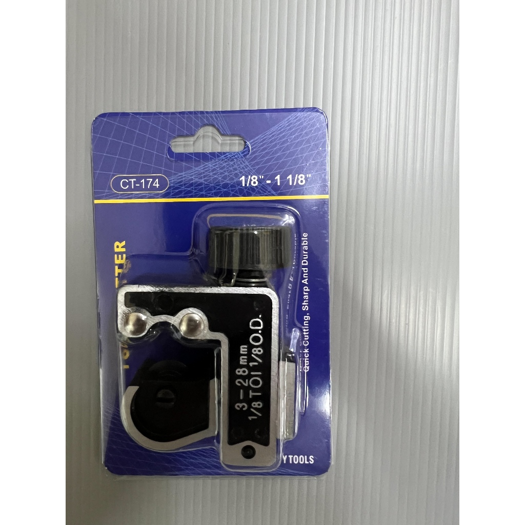 คัดเตอร์ตัดแป๊บทองแดง CT-174 สีดำ แข็งแรงทนทาน ขนาด 1/8 ถึง 1-1/8 นิ้ว