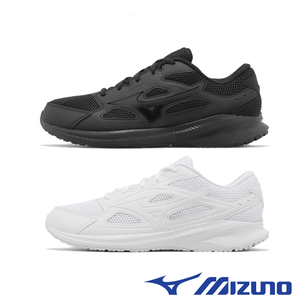 [ลิขสิทธิ์แท้] MIZUNO Running Maximizer 26 (Wide) รองเท้า วิ่ง มิซูโน่ แท้ ขาวล้วน ดำล้วน