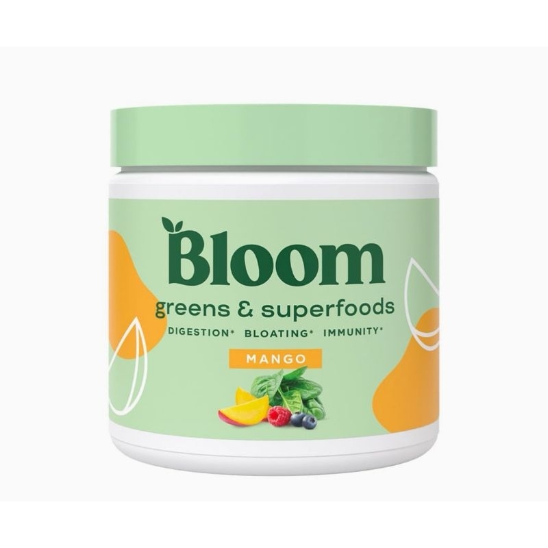 Bloom Nutrition Super Greens รสมะม่วง 30 serving พร้อมส่ง