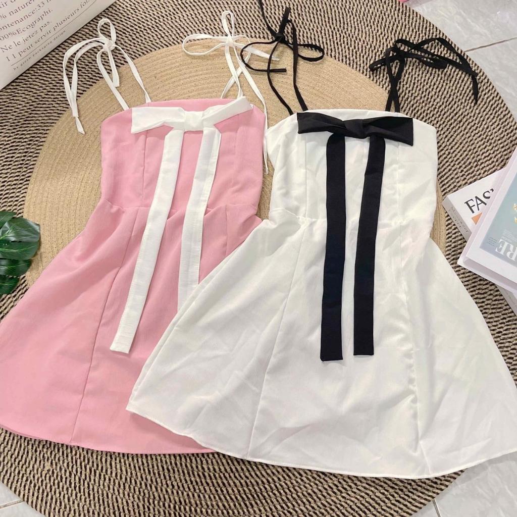 MiniDress เวียดใจโบว์ใหญ่ v2
